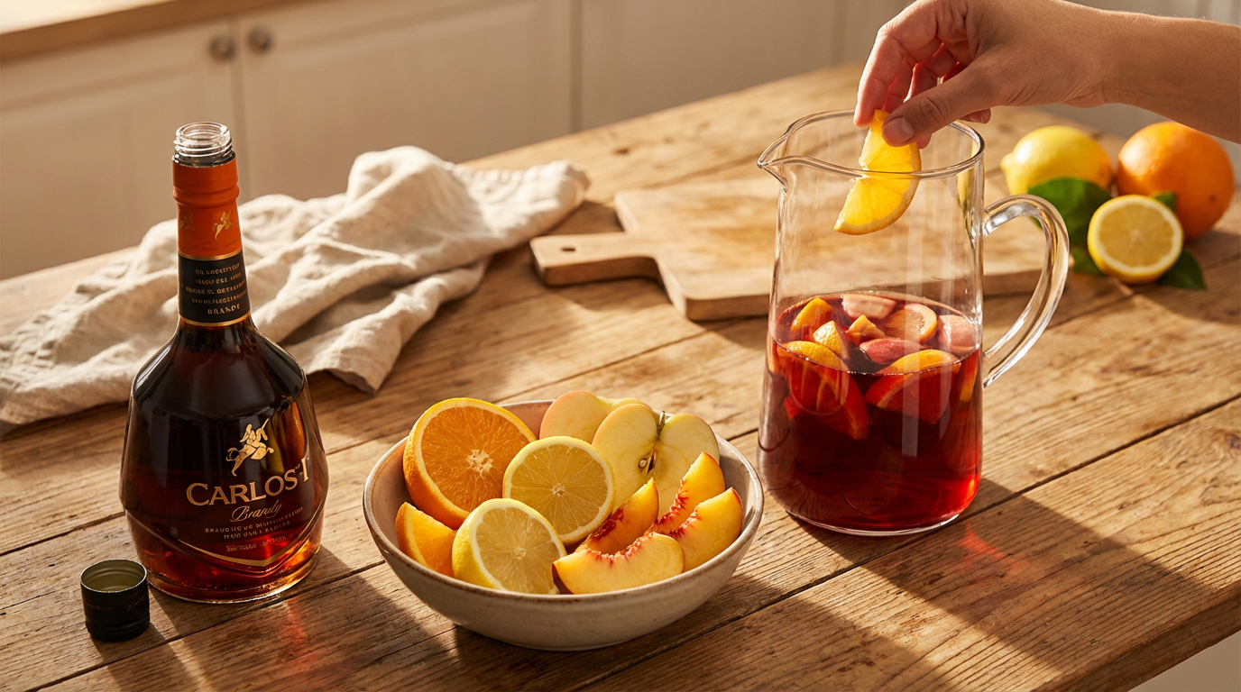 Spansk Sangria - Autentiskt Recept på Röd Sangria